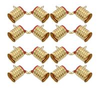 HOMSFOU 20Pcs Screw Base Mini Light Holder Lamp Socket Small Bulb Mount for Physics Circuit Projects Compact Installation