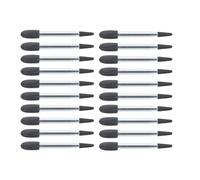 HOMSFOU 20pcs Silicone Eyeshadow Brush Set with Lipstick Applicator, Black Short Handle Makeup Brushes for Professional Eye Shadow and Lip Mask Application, Cosmetics Tool for Women