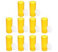 HOMSFOU 20pcs Small Waterproof Travel Pill Case Plastic Medication Organizer for Vitamins and Supplements, Compact Portable Pill Dispenser Box for Personal Use at Home and Office