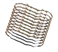 HOMSFOU 20pcs Woven Hair Accessories Leaf Headband Braided Wreath Headpiece for Women Party Cosplay Decorative Hairband with Faux Leaves
