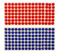 HOMSFOU 210pcs Hot Cold Indicator Stickers for Faucets Self Adhesive Water Temperature Labels for Kitchen and Bathroom Mixing Taps Plastic Marking Signs for Easy Hot Cold Differentiation