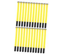 HOMSFOU 24pcs Adjustable Nylon Cable Straps with Hook and Loop Fastening Reusable Heavy Duty Cinch Ties for Cord Management and Outdoor Weather Resistant Use
