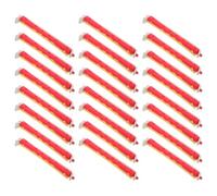 HOMSFOU 24pcs Cold Wave Perm Rods Hair Styling Tools Plastic Easy to Use Creating Different Curl Patterns Professional Home Salon Use DIY Hair Styling