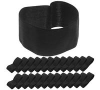 HOMSFOU 25Pcs Black Elastic Funeral Memorial Armband for Mourning Multi Functional Arm Band for Football and Services Elastic Comfort for Grief and Respect