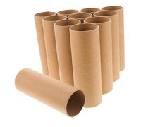 HOMSFOU 25Pcs Craft Paper Tubes Blank DIY Rolls for Thick Cardboard Tubes for Creative Projects for Classroom Activities and Artistic Expression