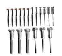 HOMSFOU 26pcs Resin Cut-off Wheel Screw Mandrel Set with 2mm, 3mm, 6mm Shanks Diameter for Rotary Tools Metal Connecting Rod Holder Compatible with Cutting and Grinding Discs