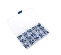 HOMSFOU 280pcs Assorted Potentiometer Kit Values Variable Resistor Plastic Metal Construction