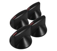 HOMSFOU 2pairs Replacement Stove Knobs for Gas Burners Control Knobs for Gas Ranges Cooktop Hob