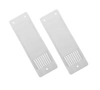 HOMSFOU 2pcs Abs Shipping Container Vent Covers with Pressure Regulated Exhaust Vents for Truck and Cargo Trailer Airflow Management Weatherproof Ventilation with Dust Protection and Easy