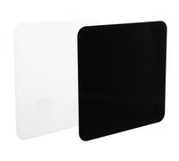 HOMSFOU 2pcs Acrylic Photography Reflective Board Black and White Background for Close-up Product Shoots with Smooth Scratch-resistant Surface