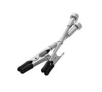 HOMSFOU 2pcs Adjustable Magnetic Helping Hands Soldering Aid with Flexible Arms, Alligator Clips Holder for Electronics Repair and Welding Station Use
