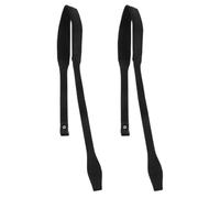 HOMSFOU 2pcs Adjustable Nylon Ski Pole Strap and Walking Stick Wristband with Wear-resistant Black Material for Outdoor Activities and Skiing, Sl nd Sturdy Trekking Stick Wrist Leash