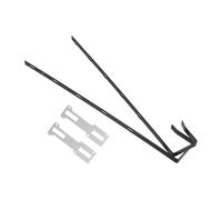 HOMSFOU 2pcs Adjustable Over-Door Mirror Hooks Heavy Duty Metal Hanger Kit with Flexible Hooks for Clothes and Accessories Space-Saving Door Brackets for Home Organization Easy Quick
