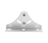 HOMSFOU 2Pcs Adjustable Shelf Support Pegs Easy Install Clips for Home Storage Compatible with Closets Bookshelves Versatile Silver Shelf Brackets for Convenient Organization