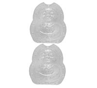HOMSFOU 2Pcs Adorable Fruit Shaping Mold Transparent Melon Molds for Cantaloupe and Other Fruits Durable Design for Outdoor Use for Growing and Pollination