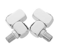 HOMSFOU 2pcs Air Hose Swivel Connector Fittings Quick Play Industrial Pneumatic Rotating Joint Adapter for Workshop Garage with Leak Protection and Flexible Movement