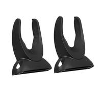 HOMSFOU 2pcs Barcode Scanner Holding Rack Wall Mount Bracket, Sturdy Plastic Handheld Scanner Holder with Easy Installation, Space-saving Design for Retail Stores and Warehouses