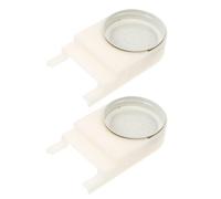 HOMSFOU 2pcs Beehive Entrance Feeder for Beekeeping Tool Small Hive Feeder with Visible Feed Level Convenient Bee Water Dispenser for Natural Feeding and Easy Monitoring