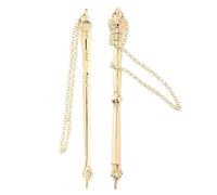 HOMSFOU 2pcs Bible Reading Pointer Tool Metal Finger Tool 4.5x1x0.2inch Precise Tracking of Text Accurately Point to The Reading Position for Synagogues Suitable for Jewish Adults