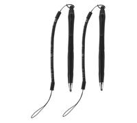 HOMSFOU 2pcs Capacitive Stylus Pen for Touchscreen Tablets with Stable Fiber Tips Lightweight Portable with Spring Coil Lanyard High Sensitivity Compatible with Samsung and Multi-device