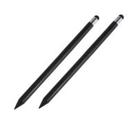 HOMSFOU 2pcs Capacitive Stylus Pen High Sensitivity Touch Stylus for Tablets and Smartphones Ergonomic Design for Drawing and Writing and Black