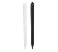 HOMSFOU 2pcs Capacitive Touch Screens Stylus Pen with Dual-tip Design, High Sensitivity Whiteboard Screen Stylus for Tablets and Electronic Whiteboards, White and Black Color for Precise Writing