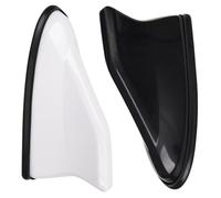 HOMSFOU 2pcs Car Rear Tail Wing Spoiler Plastic Drift Wing Strip for Improved Vehicle Stability and Reduced Wind Resistance Easy Installation for Car Models Black and White