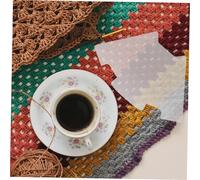 HOMSFOU 2pcs Clear Quilting Templates Non Slip Transparent Acrylic Sewing Stencils for Precise Patchwork Quilted Bag Key Pouch Crafting Scratch Resistant Rulers for DIY Purse Sewing