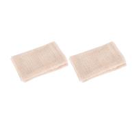 HOMSFOU 2pcs Cotton Steamer Cloth Pads Square Nonstick Kitchen Steamer Mats for Buns Dumplings Steaming, Reusable Breathable Home Dim Sum Baking Liners