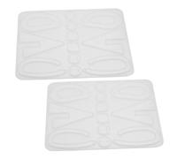 HOMSFOU 2pcs Creative Water Drop Geometry Silicone Earring Molds for Resin Casting Jewelry Making Flexible Epoxy Resin Moulds for DIY Pendant Earrings Crafting