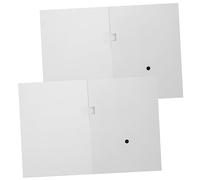 HOMSFOU 2Pcs DIY Blank Graffiti Greeting Cards with Recording Paper Message Cards for Creative Gifts Multi Use for Halloween Christmas Graduation