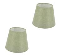 HOMSFOU 2pcs Fabric Lampshade Vintage Pendant Light Lampshades for Table Vintage Shades Small Shade Norse Shades for Table s Verde Wrought Iron Green