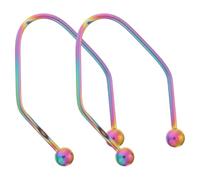 HOMSFOU 2pcs Facial Dimple Trainer Clips for Natural Dimples, Comfortable Jaw Exerciser Tool for Slimming Face, Colorful Facial Muscle Exerciser for Personal Skincare and Smile Enhancement