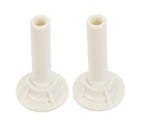 HOMSFOU 2pcs Freezer Drain Accessory Tube for Refrigerator and Cooler, Plastic Drain Pipe with Leak Prevention and Easy Installation, Suitable for Kitchen and Store Area Use, 54mm