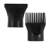HOMSFOU 2pcs Hair Dryer Concentrator Nozzle Professional Blow Dryer Attachment Nozzle Comb Accessories Fit for Salon and Home Use