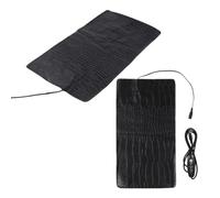 HOMSFOU 2pcs Heating Mat Portable USB Heater with Adjustable Temperature Settings Easy to Clean Sturdy Pu Material for Crates on The Go Suitable for Dogs Reptiles Pet Owners