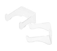 HOMSFOU 2pcs Instrument Wall Hook Acrylic Guitar Wall Mount Stand for Banjo and Electric Guitar, Practice and Display, Secure Housing and Quick Access