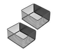 HOMSFOU 2pcs Magnetic Fridge Storage Basket for Kitchen Organizer Space Saving Side Hanging Rack for Onions and Garlic Efficient Refrigerator Storage