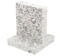 HOMSFOU 2pcs Marble Board Granite Slab Scratch-resistant Environmental Protection Cooling Pad for Hamster Nest Small Animals Home Use Summer Comfort