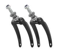 HOMSFOU 2pcs Metal Front Fork Wheel Bracket Replacement for Wheelchair 7-8 Inch Front Wheel with Bearings Mobility Aid Accessory Random Color