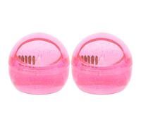 HOMSFOU 2pcs Nail Drill Bits Cleaning Brushes with Detachable Soft and Hard Steel Wire Heads, Manicure Tool Dust Removal Brush Set for Professional Nail Drill Bit Maintenance