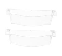 HOMSFOU 2pcs Plastic Range Hood Oil Catcher Drip Pan with Easy Installation for Kitchen and Hotels, Versatile Usage Grease Trap Accessory for Cooker Hood