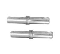 HOMSFOU 2pcs Plated Coupling Pins for Scaffolding Scaffold Locking Pins Heavy-duty Insert with Spacing Easy Installation Resistant Accessories for Mobile Scaffold Use