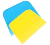 HOMSFOU 2pcs Pottery Decal Scraper Hand Tool Rubber Bone Scraper for Ceramic Glass Cup Sticker Removal DIY Pottery Craft Supplies with Random Color for Artisans and Crafters