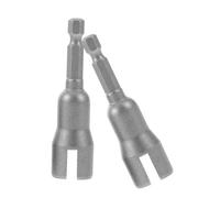 HOMSFOU 2pcs Power Wing Nut Driver Socket Hexagonal Metal Shutter Wing Nuts Driver with Versatile Compatibility Compact and Portable Stylish Unique Design