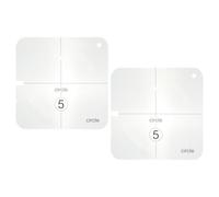 HOMSFOU 2pcs Quilting Template Tools for DIY Patchwork Sewing, Circle Sewing Rulers for Fabric Measurement, Compatible with Domestic Free Motion Quilting Machines