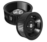 HOMSFOU 2pcs Range Hood Fan Wheel Screw Motor Replacement Exhaust Blower Wheel for Kitchen Exhaust Hood Compatible Models