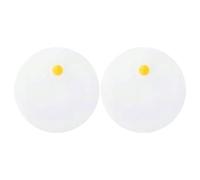 HOMSFOU 2pcs Reusable Plastic Sealing Lids 12.7cm with Vent Hole for Insulated Lunch Box and Food Storage Bowl Covers, Leak-proof Fresh Keeping Caps Suitable for Travel and Daily Use