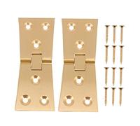 HOMSFOU 2pcs Round Table Folding Hinges for Butler Tray Space Saving Spring Hinges for Kitchen Cabinets Easy Installation