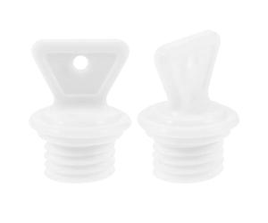 HOMSFOU 2pcs Rubber Hot Water Bottle Stoppers Small Sealing Plugs 22.5mm Cross Rubber Caps Replacement Accessories for Hot Water Bags UK